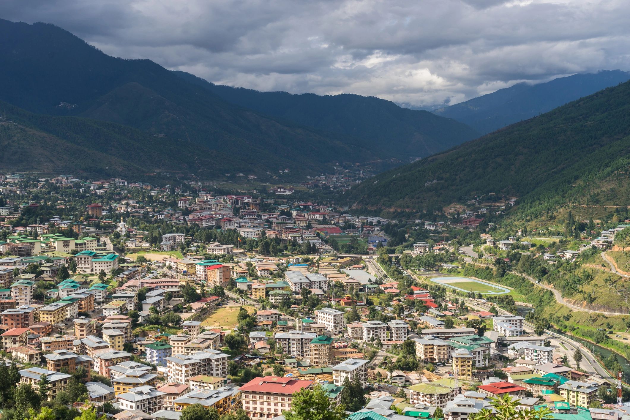hilltop hotel Bhutan